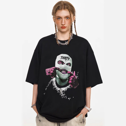 “American Hip Hop Mask” T-shirt