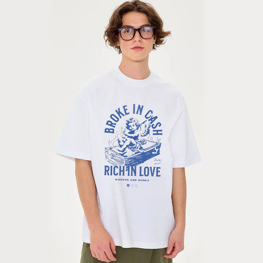 "Simple pattern cool money little angel" T-shirt