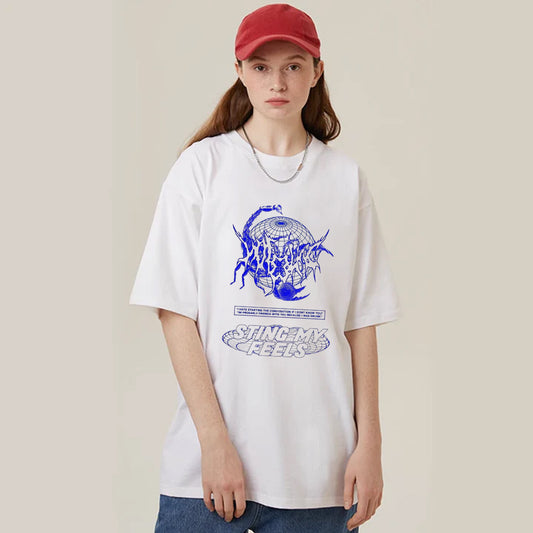 "Retro unique cool scorpion letter" T-shirt
