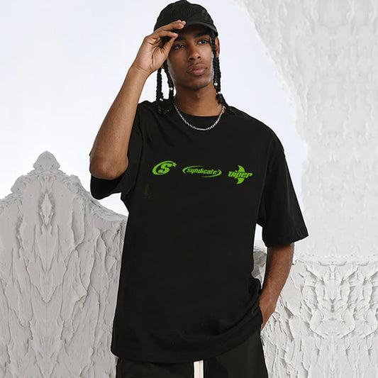 "Casual retro high street loose fashion brand" T-shirt