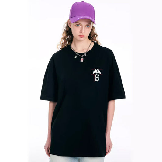 "Simple retro cross skull trendy cool" T-shirt