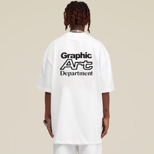 "Casual retro high street loose trendy brand English design" T-shirt