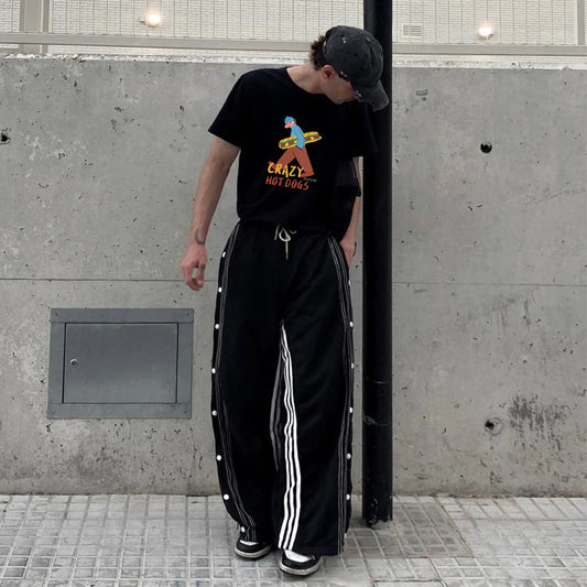 "Simple cartoon design hamburger boy" T-shirt