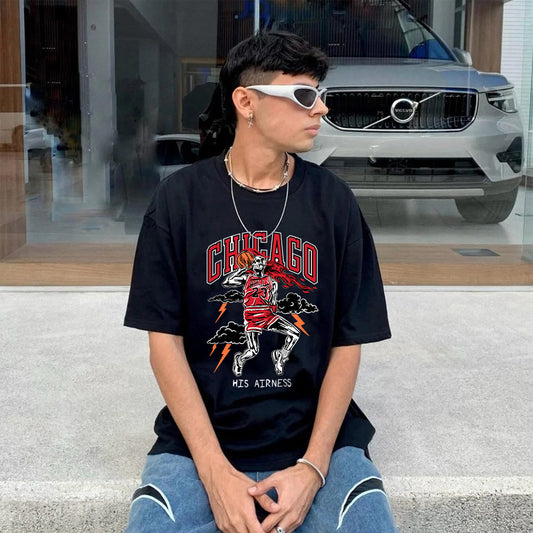 "Style red player dunk No. 23" T-shirt