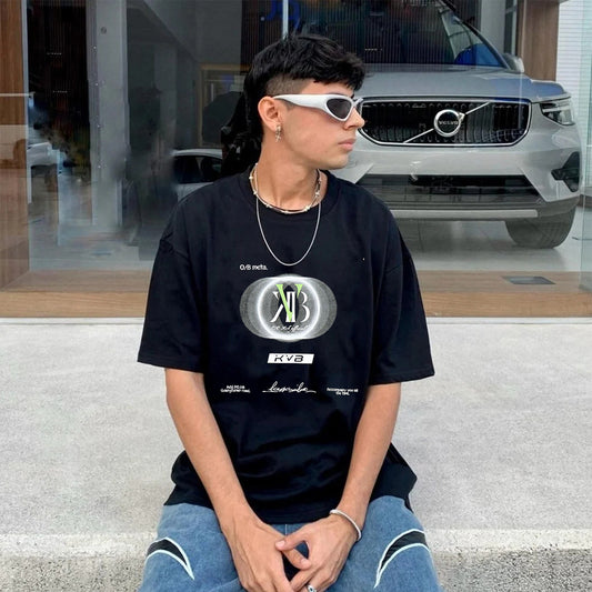 "Casual high street retro cool letter icon design" T-shirt