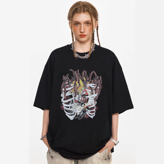 “Demon Skull Flame” T-shirt