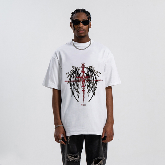 “American Cross Wings” T-shirt