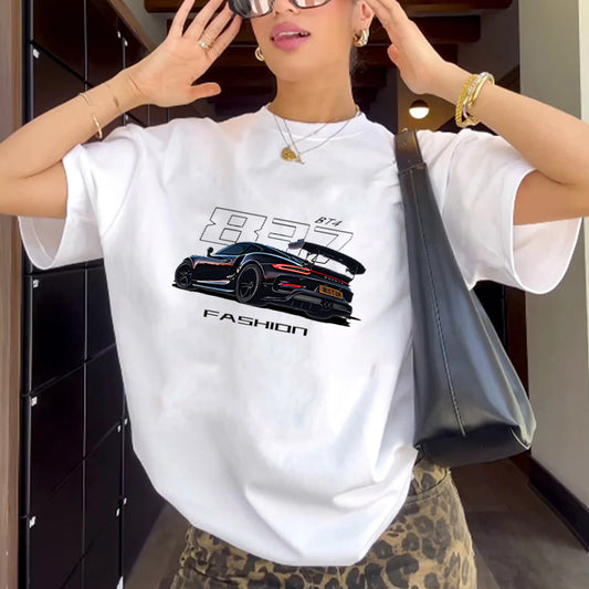 "Retro and simple 837 car culture" T-shirt