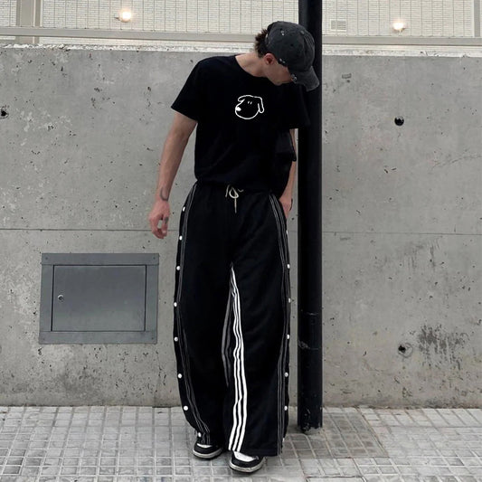 "Style trend simple cartoon cute puppy print" T-shirt