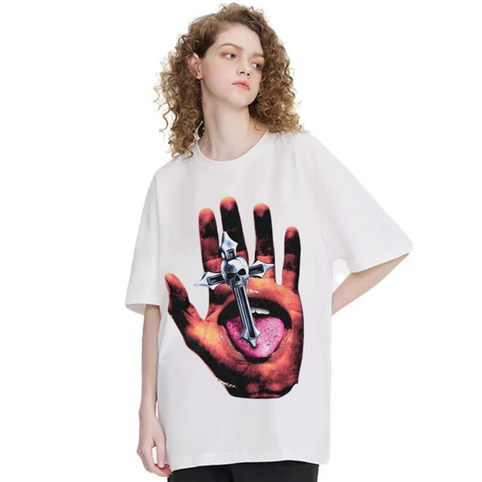 “Skull Cross On Palm” T-shirt