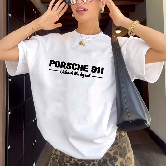 "Retro fashion car culture 911 poster high street" T-shirt