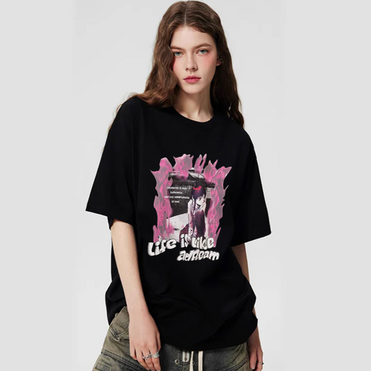 “Serious Cartoon Girl” T-shirt