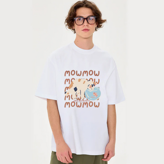 “Kitten Who Loves To Eat Fish” T-shirt