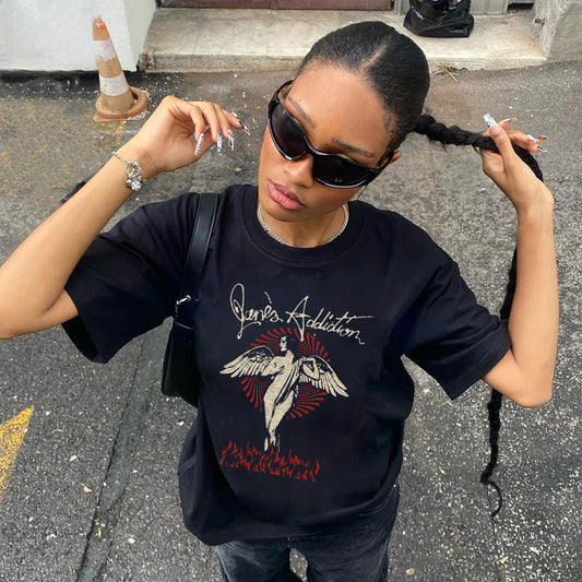 "Retro Rock Jazz Punk Angel" T-shirt