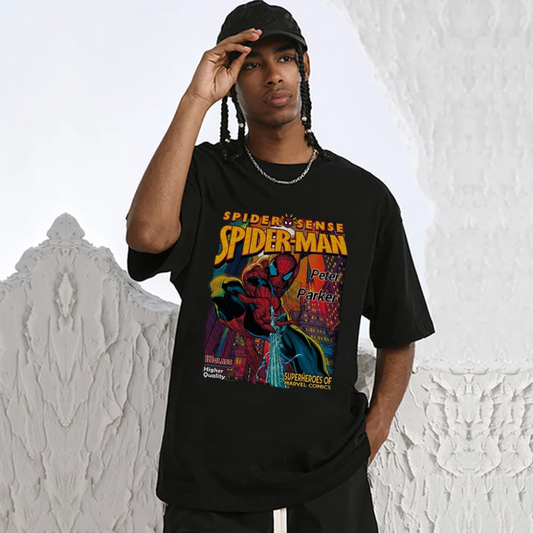 “HG®Spider city cartoon trend printing” T-shirt