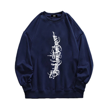 “American style trendy cool letters dark print” Sweatshirt