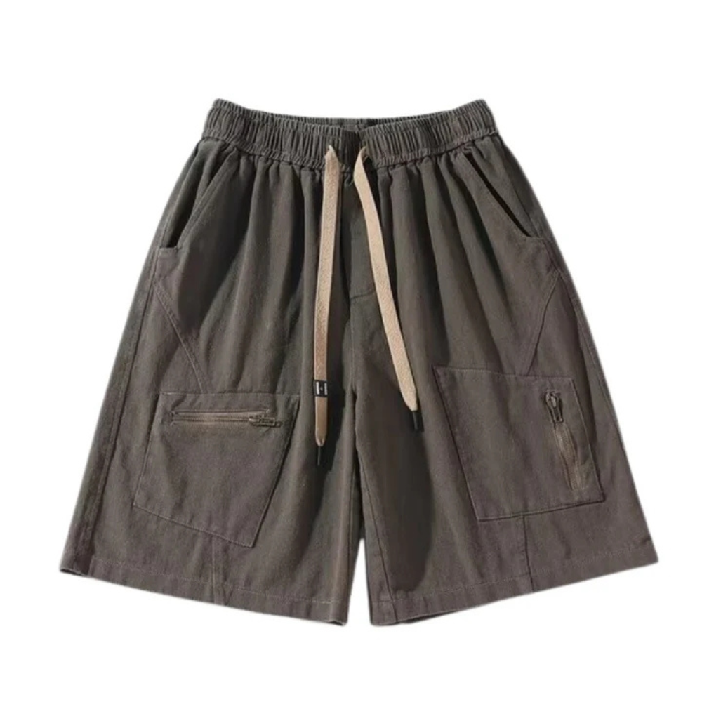"Vintage Zipper" Shorts