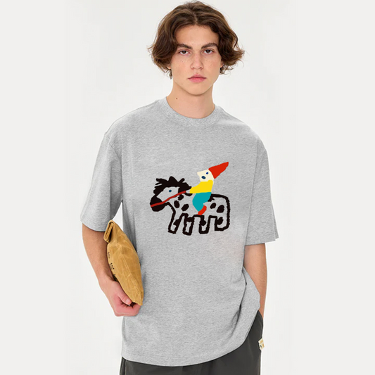 “Doodle Riding Zebra” T-shirt