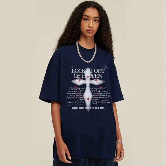 “Cross Angel Shape” T-shirt