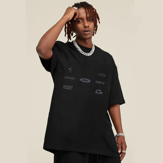 "Casual hip-hop retro high street loose culture" T-shirt