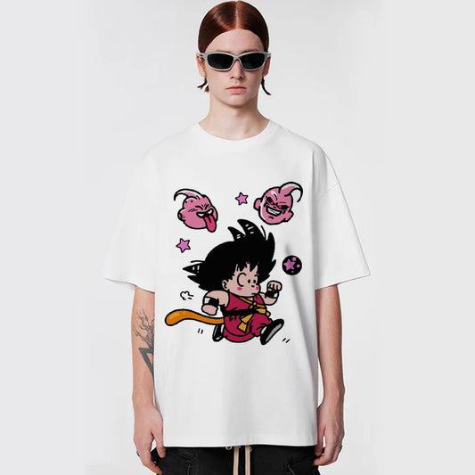“American retro street goku hand drawn illustration” T-shirt