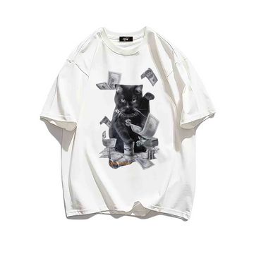 “Dollar Black Cat” T-shirt