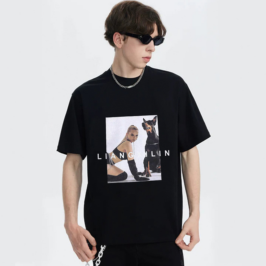 “Beauty And Doberman” T-shirt