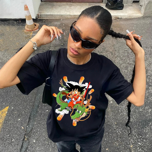 “Niche Japanese Dragon Goku Cartoon” T-shirt
