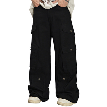 Multi-Pocket Casual Basic Jeans