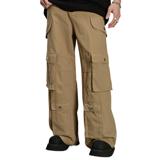 Multi-Pocket Casual Basic Jeans